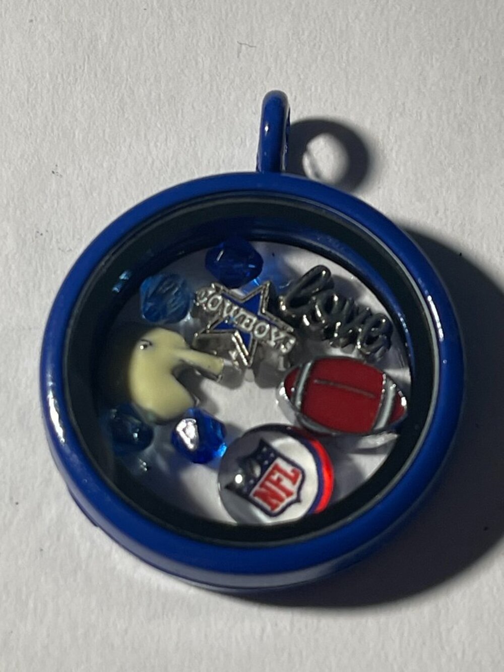 Dallas Cowboys NFL Memory Charm Locket w/ 22 IN chain NEW